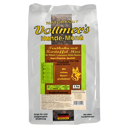 Vollmers Truthahn mit Kartoffel Mini 1 kg