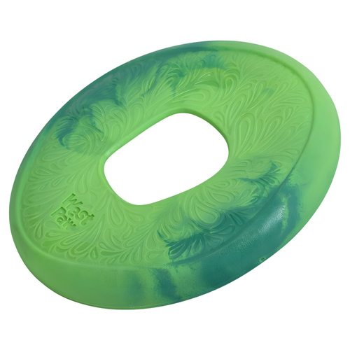 West Paw Hundespielzeug Seaflex Sailz grün