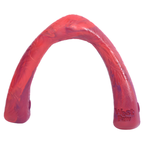 West Paw Hundespielzeug Seaflex Snorkl rot