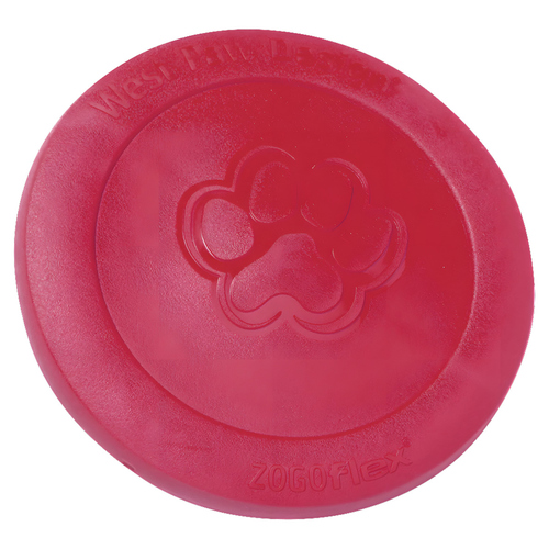 West Paw Hundespielzeug Zogoflex Zisc rubinrot, Größe: S