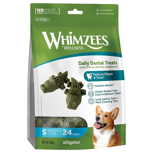Whimzees Alligator/Krokodil S 360 g