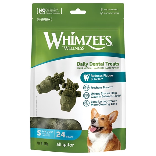 weitere Abbildung Whimzees Alligator/Krokodil S 360 g