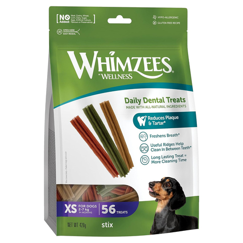 Whimzees Kaustangen Stix XS - 56 Stück