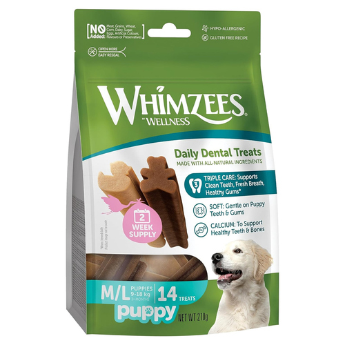 Whimzees Kaustangen für Welpen Puppy Chew M/L 210 g