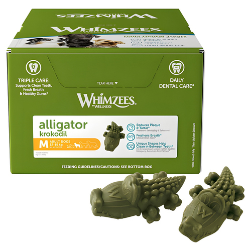 Whimzees Krokodil M - 65 Stück