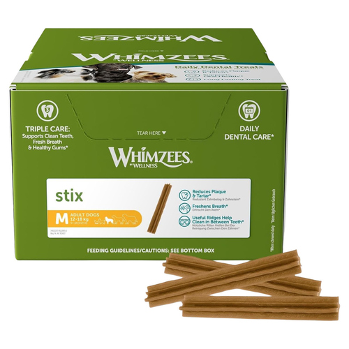 Whimzees Stix M - 100 Stück