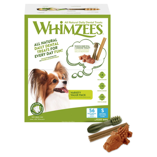 Whimzees Variety Value Box S - 56er Pack