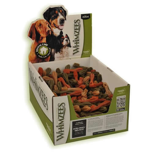 Whimzees Zahnbürste XS - 350 Stück