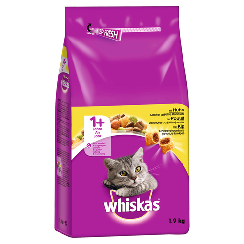Whiskas Adult 1+ mit Huhn 1,9 kg