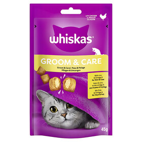 Abbildung Whiskas Groom & Care mit Huhn 45 g - 8 Stck