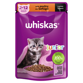 Abbildung Whiskas Junior Geflgel in Sauce 85 g - 28 Stck