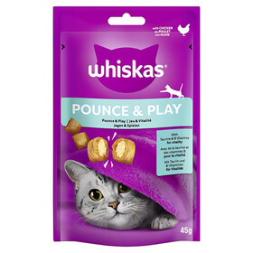 Abbildung Whiskas Pounce & Play mit Huhn 45 g - 8 Stck