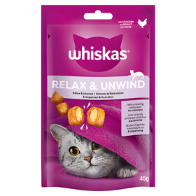 Abbildung Whiskas Relax + Unwind mit Huhn 45 g