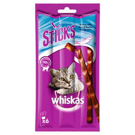 Abbildung Whiskas Sticks Reich an Lachs 14 x 6 Stck