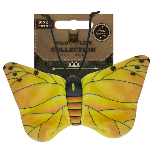 weitere Abbildung Wild Life Katzenspielzeug Yellow Butterfly/Gelber Schmetterling