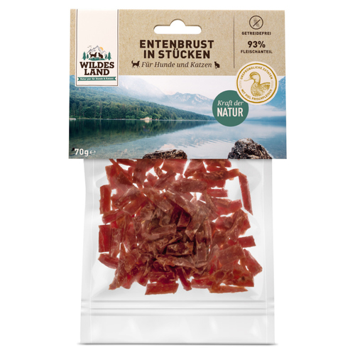 Wildes Land Entenbrust in Stücken 70 g