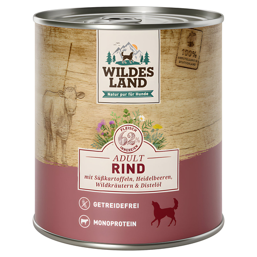 Wildes Land Rind mit Süßkartoffeln 800 g