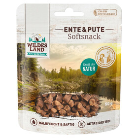 Abbildung Wildes Land Softsnack Ente & Pute 50 g