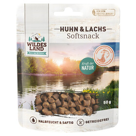 Abbildung Wildes Land Softsnack Huhn & Lachs 50 g