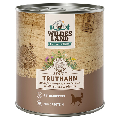 Wildes Land Truthahn mit Süßkartoffeln 800 g