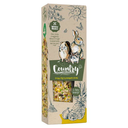 Witte Molen Country Knabbersticks Feige & Ananas 110 g