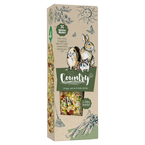 Witte Molen Country Knabbersticks Karotte & Lauch 110 g