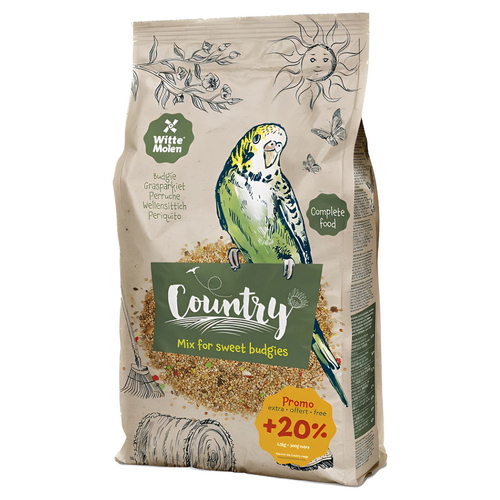 Witte Molen Country Wellensittich +20% 2,5 kg