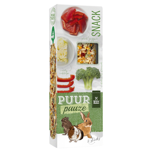 Witte Molen Puur pauze Sticks Paprika & Brokkoli 110 g