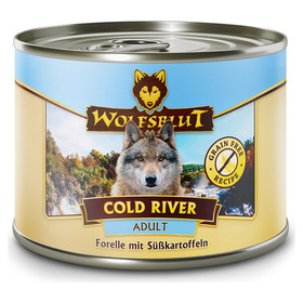 Abbildung Wolfsblut Cold River Adult - Forelle mit Skartoffeln 200 g - 6 Stck