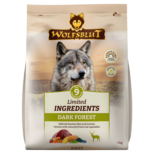 Wolfsblut Limited Ingredients Dark Forest - Wild & Süßkartoffel 1 kg