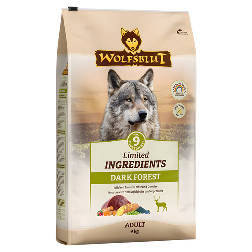 weitere Abbildung Wolfsblut Limited Ingredients Dark Forest - Wild & Skartoffel 9 kg