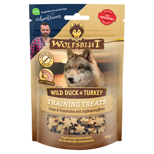Wolfsblut Training Treats Wild Duck & Turkey 70 g