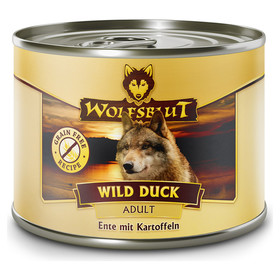 Abbildung Wolfsblut Wild Duck Adult - Ente mit Kartoffeln 200 g - 6 Stck