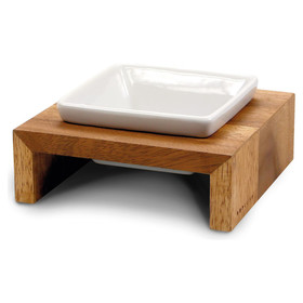 Abbildung Wolters Futterstation Meshidai Einzelnapf True teak