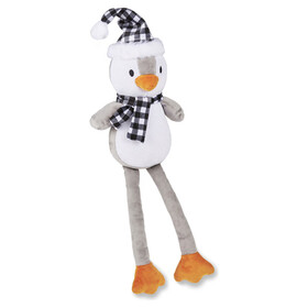 Wolters Hundespielzeug Christmas Range Pinguin grau/wei&szlig;