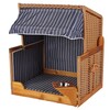 Wolters Hundestrandkorb Wacholder beige/blau-gestreift Abbildung 1