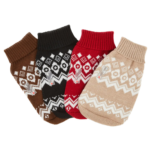 weitere Abbildung Wolters Norweger Pullover rot/wei