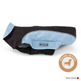 Abbildung Wolters Regenjacke Easy Rain fr Dackel schwarz/sky blue