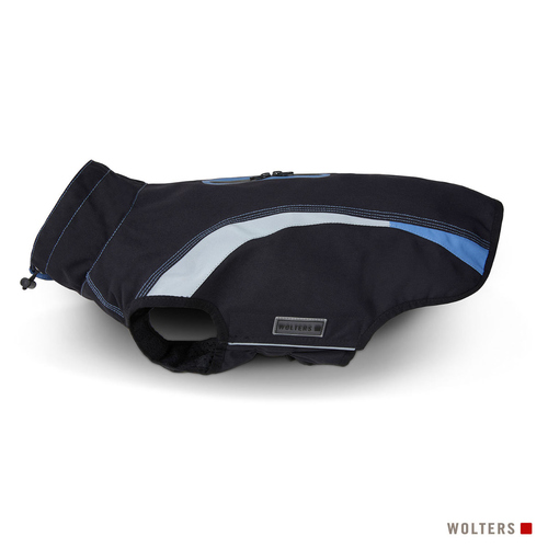 Wolters Regenjacke Xtra Strong für Dackel schwarz/riverside blue