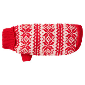 Abbildung Wolters Strickpullover Thore rot/wei