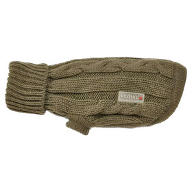 Abbildung Wolters Zopf-Strickpullover fr Mops & Co. olive