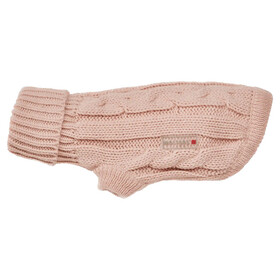 Abbildung Wolters Zopf-Strickpullover fr Mops & Co. rosa