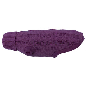 Abbildung Wolters Zopf-Strickpullover pflaume
