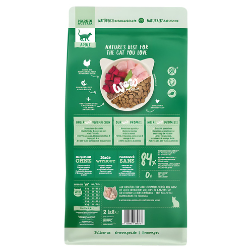 weitere Abbildung Wow Cat Adult Huhn 2 kg