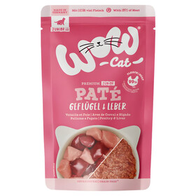 Abbildung Wow Cat Junior Pat Geflgel & Leber 125 g - 12 Stck