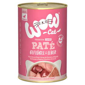 Abbildung Wow Cat Junior Pat Geflgel & Leber 400 g - 6 Stck