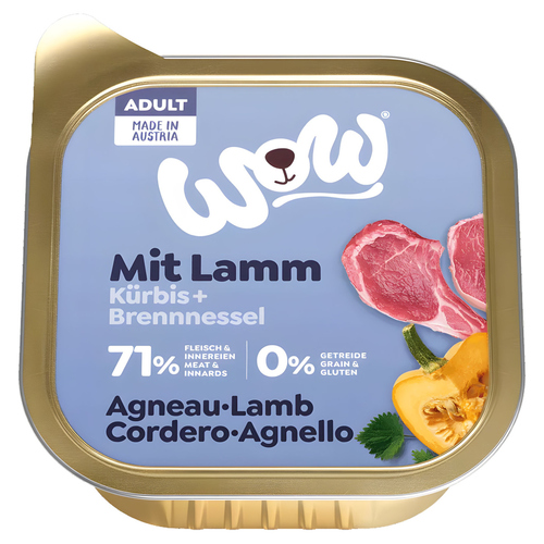 Wow Dog Adult Lamm 150 g - 11 Stück