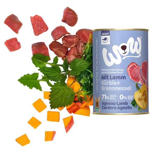 weitere Abbildung Wow Dog Adult Lamm 800 g - 6 Stck