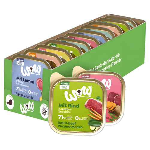 Wow Dog Adult Multipack 11 x 150 g