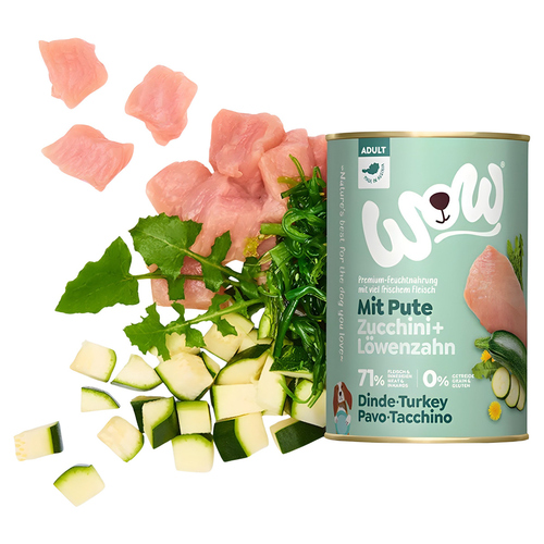 weitere Abbildung Wow Dog Adult Pute 800 g - 6 Stck